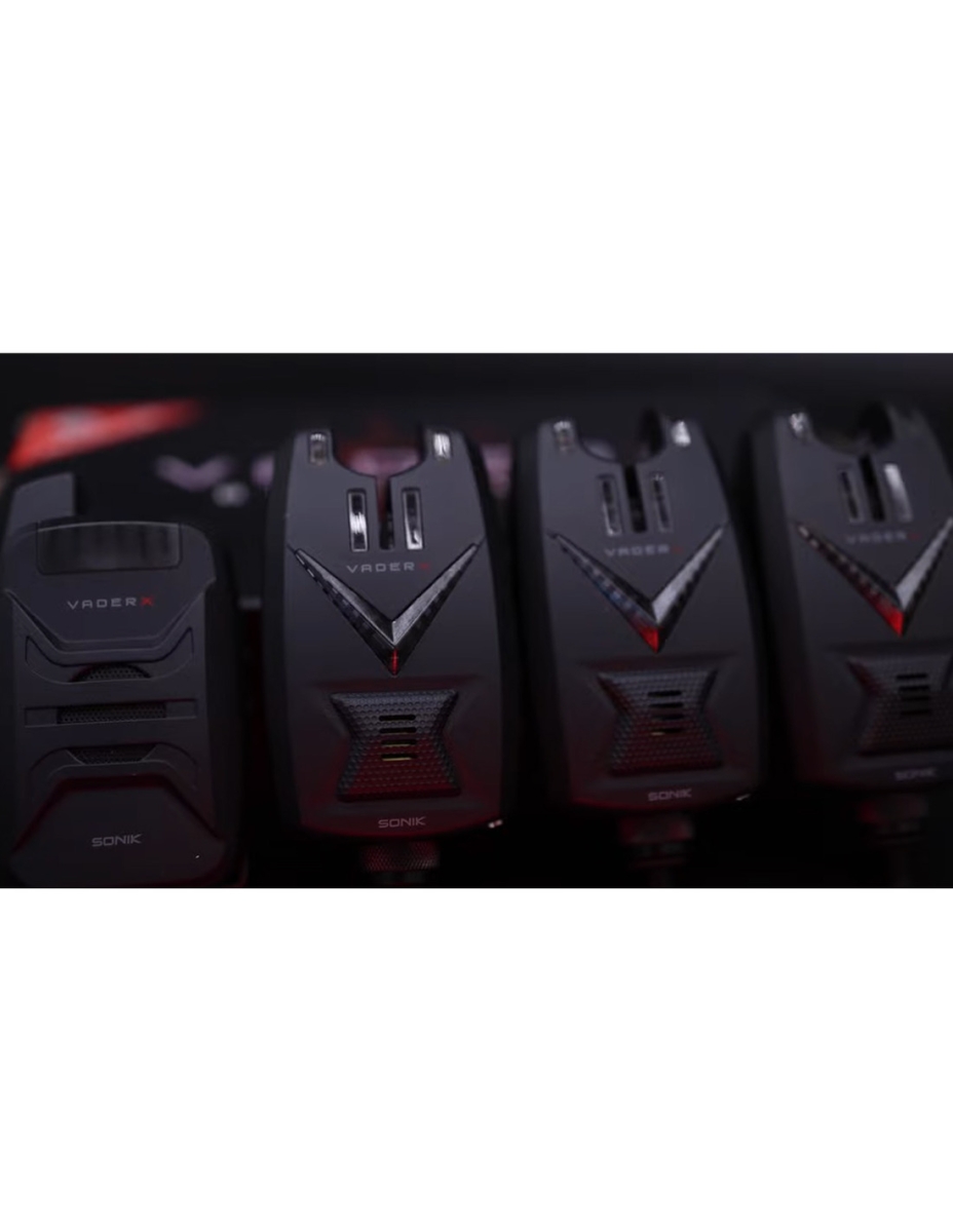 VADERX Bite Alarm Set 3+1 (Red/Green/Blue)